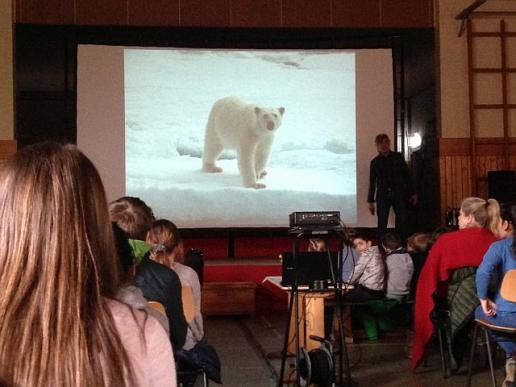 Eisbären können eine Geschwindigkeit bis zu 60 km erreichen!
